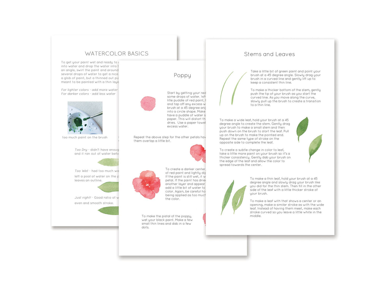 Watercolor Kit - Wildflower