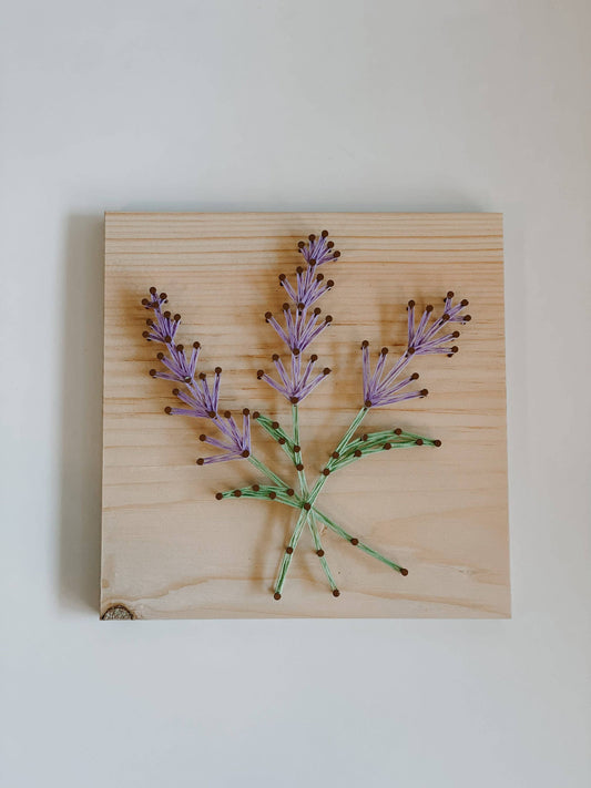 Lavender DIY String Art Kit