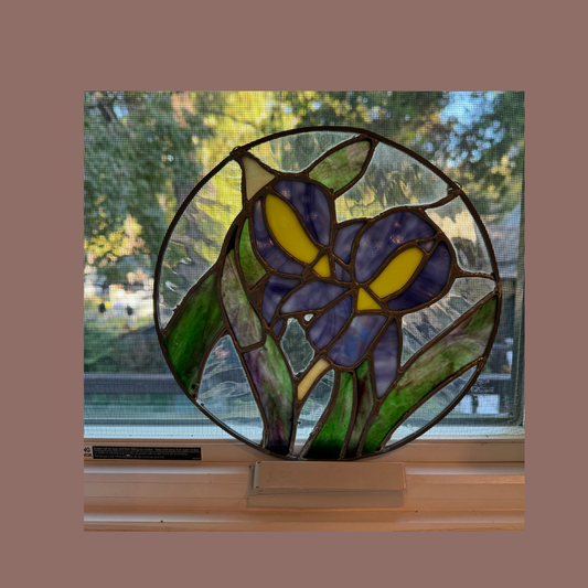 Iris Stained Glass