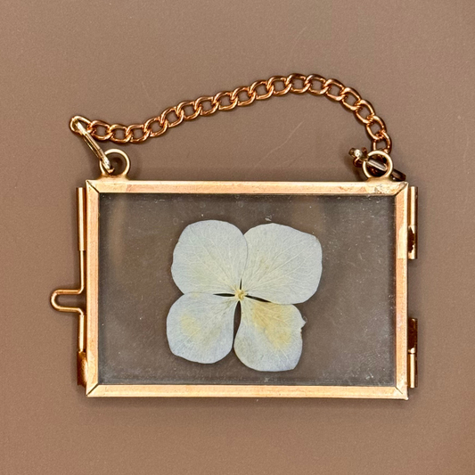 Hydrangea Pressed Ornament